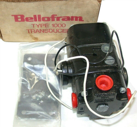 Bellofram Type 1000 0-5V Input, 3-15 PSI Range Transducer 961-079 NIB