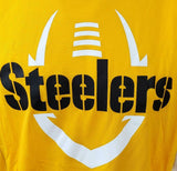 Nike Men's Dri-Fit Pittsburgh Steelers NFL Football Yellow Shirt Size Large