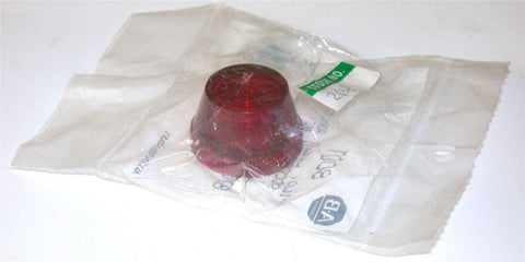 NEW ALLEN BRADLEY AB PILOT LIGHT ACCESSORY RED ACRYLIC LENS 800T-N26R (2 AVAIL)