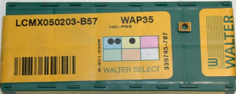 Lot of 10 Walter Waukesha Carbide Indexable Tin Coat Drill Insert LCMX050203-B57