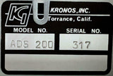 Kronos Inc. ADS-200 Automatic Deposition System