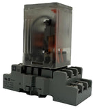 Allen-Bradley 700-HB33A1 Relay 120VAC 10A with Square D Type NR82B