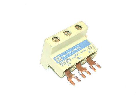 TELEMECANIQUE   GV1-G09  TERMINAL BLOCK 63 AMP 600 VAC