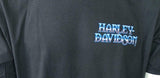 Harley Davidson Motorcycle Men's Black Short Sleeve Shirt Size Large