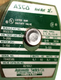 ASCO 8210G1 Solenoid Shut-Off Valve 2-Way 3/8"NPT 24VDC 50/60HZ 5-200PSI