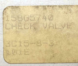 Sauer Danfoss 3C15-8-3-101E Check Valve 158G5740