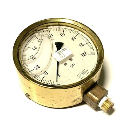 Noshok 0-100 PSI Liquid Filled Pressure Gauge 1/4" NPT