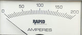 CMI Modutec RP-2S-DMV-050-HG1062 Custom Rapid Power Ampmeter Panel Meter 0-200A