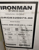 Grove Gear GRG-BM-832-20-L-180 Right Angle Gear Reducer 20:1 Ratio 5.180 HP