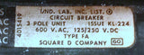 Square D FA36040 3-Pole I-Line Circuit Breaker 40A 6000V 3 PH Plug-In