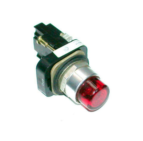 Allen Bradley 800T-NX697 Red Illuminated Momentary Pushbutton