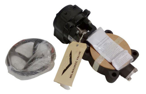 Milwaukee Valve HP1LCS4211 3" Class 150 Butteryfly Valve W/ Gear Operator