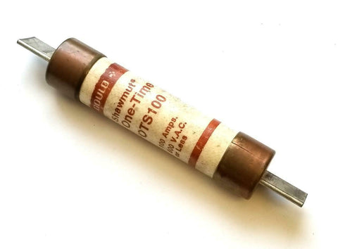 Gould Shawmut OTS100 One Time Fuse 100 A 600 VAC (3 Available)