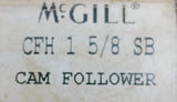 McGill CFH 1 5/8 SB Cam Follower 1.625" Roller Dia. .875" W .75" Stud Dia. 1.5"L