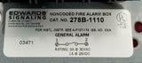 Edwards Signaling 278B-1110 Fire Alarm Station Double Action 1-3 A 30 VDC 28 VDC