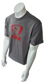 Puma Men's Graphic Charcoal Short Sleeve Shirt Size Large