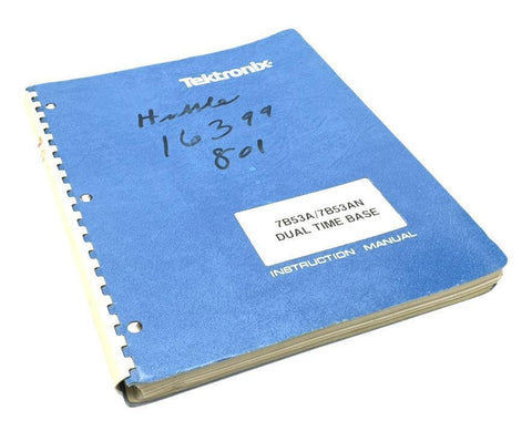 Tektronix 7B53A / 7B53AN Dual Time Base Instruction Manual