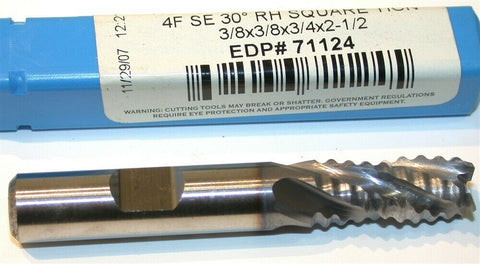 Up to 2 New Niagara Cutter 3/8" 4 Flute Tin Coat Roughing End Mill REM710 71124