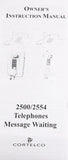 Cortelco 255444-VBA-27F Message-Waiting Telephone Wall-Mounted