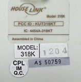 Houselink 318K Garage Door Keypad With Skylink 318R Receiver