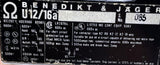 Benedikt & Jager U12/16a Thermal Overload Relay 0.18-0.27A 600VAC VDE0660