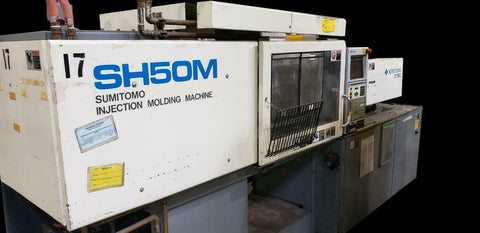 Sumitomo SH50M 50 Ton Injection Molding Machine, 2.4 OZ