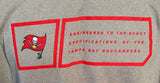Nike Dri-Fit Men's Tampa Bay Buccaneers Engineered NFL Gray Shirt Size Small