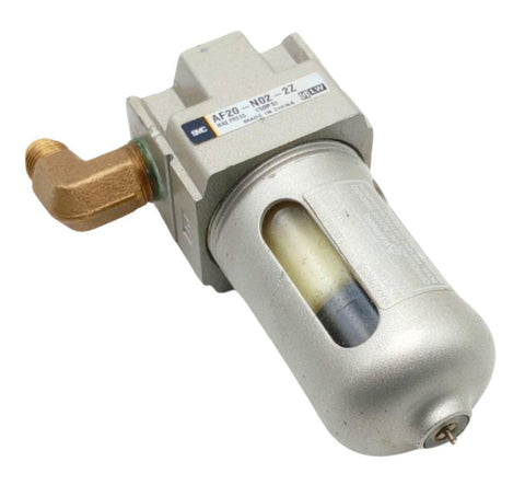 SMC AF20-N02-2Z Modular Air Filter 150PSI 1/4"NPT Polycarbonate Bowl