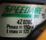 Speedaire 4Z030C Pneumatic Air Filter Regulator 1/4" NPT 150PSI 125°F Max