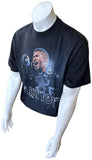 Alstyle Men's Usher Graphic Black Short Sleeve Shirt Size Large
