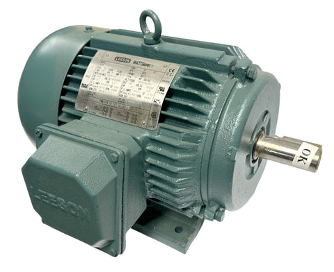 Leeson C184T17FB43E Electric Motor 5 HP 1760 RPM 230/460V 3 Phase 171322.60