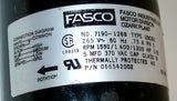 FASCO 1/8 HP SINGLE PHASE AC MOTOR 265 VAC P/N 066542002    (2 AVAILABLE)