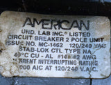 American NA270 2 Pole Circuit Breaker 70A 120/240VAC 1 PH Plug-In