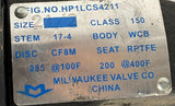 Milwaukee Valve HP1LCS4211 2-1/2" Butterfly Valve w/ Gear