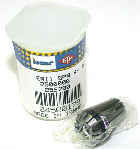 Up To 2 New Iscar 3/16" ER11 Collets ER11 SPR 4-5