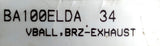 Milwaukee Valve BA100ELDA 3/4" NPT Full Port Bronze Standard Ball Valve