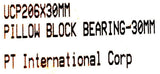 PT International UCP206-30MM Pillow Block Bearing UCP206X30MM