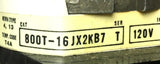 ALLEN BRADLEY AB 800T-16JX2KB7AX ILLUMINATED SELECTOR SWITCH 120 VOLTS