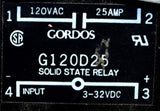 GORDOS G120D25 SOLID STATE RELAY 25 AMPS 120 VAC