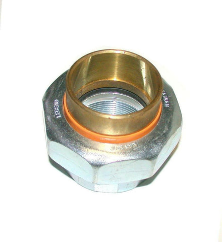 NEW LEGEND PIPE UNION 2"BRASS SWEAT PIPE TO 2" NPT THREADED PIPE