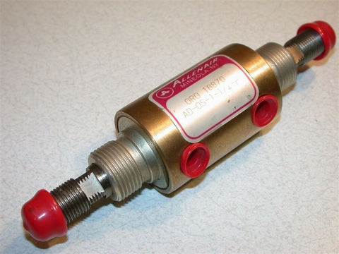NEW ALLENAIR DOUBLE END AIR CYLINDER 1 1/2" BORE 1/16' STROKE AD-OS-1-1/2