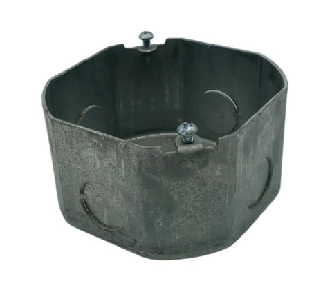Lot of (2) Steel City 541711/2-25 Octagonal Conduit Box 4" x 2-1/8" Deep
