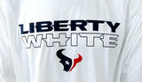 Nike Dri-Fit Men's Houston Texans Liberty White NFL Short Sleeve Shirt Size XXL