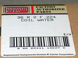 NEW CARRIER REPLACEMENT COMPONENT DIVISION WATER COIL 36R2F224 (6 AVAILABLE)