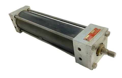 Schrader Pneumatic Hydraulic Cylinder 2 1/2" Bore 9" Stroke 250 PSI Air 750 PSI