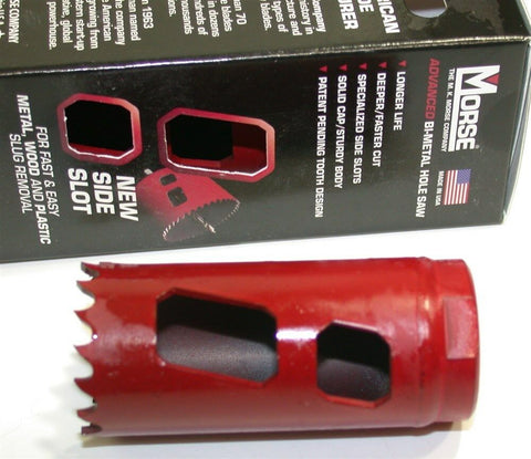 UP TO 55 NEW 1 1/16" MORSE PREMIUM BI-METAL HOLE SAWS MHS17 FREE SHIPPING