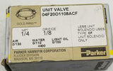 Parker 04F20C1108ACF Solenoid Unit Valve 1/4"  1/8 Orifice