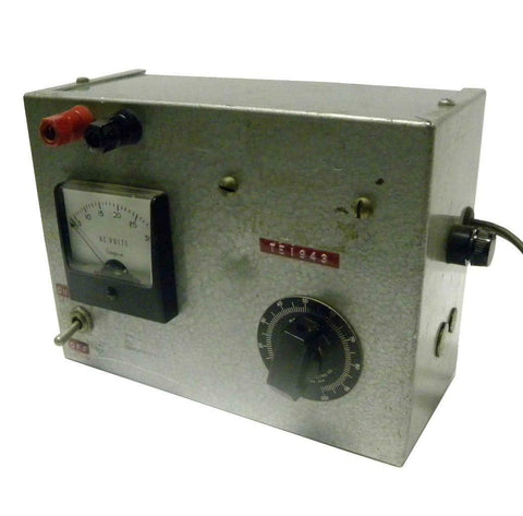 CUSTOM TE1943 FIXTURE WITH VARIABLE STEP DOWN TRANSFORMER - SOLD AS IS