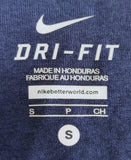 Nike Dri-Fit Women's Denver Broncos Navy Short Sleeve Shirt Size Small