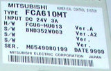 Mitsubishi  FCA610MT Numerical Control System 24 VDC 3 Amp
